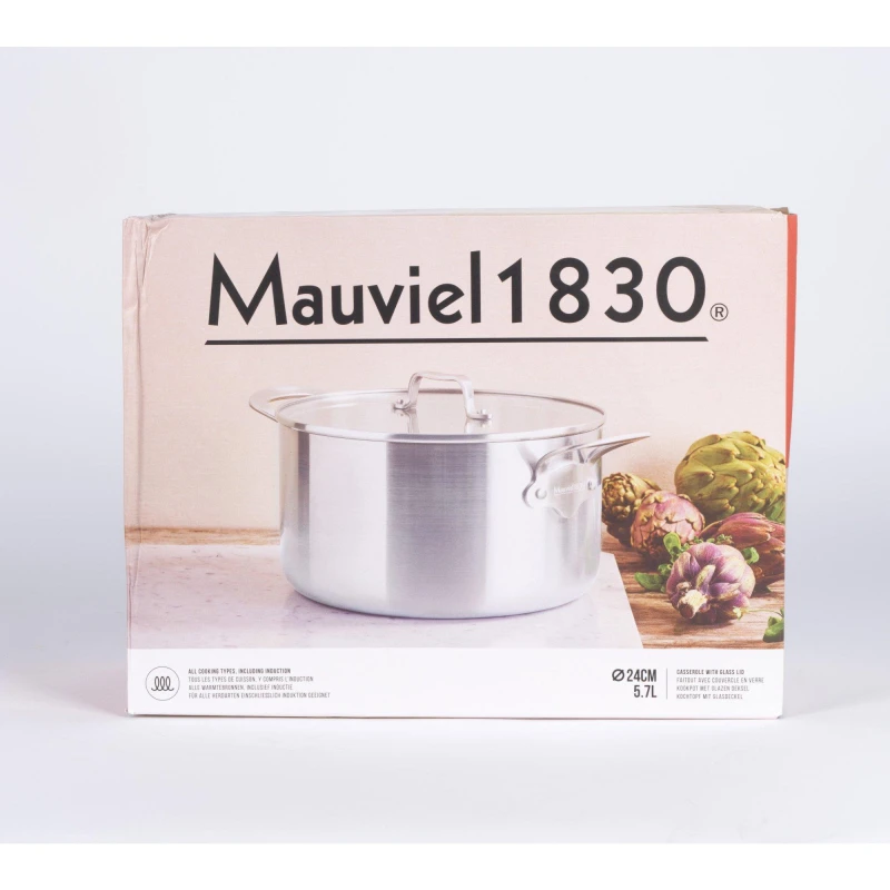 Image of Mauviel Mauviel 24cm Casserole 99 - Silver Silver One Size