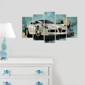 Image of 5PMX-009 Multicolor Decorative MDF Painting (5 Pieces)