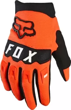 Image of FOX Dirtpaw Youth Motocross Gloves, orange, Size S, orange, Size S