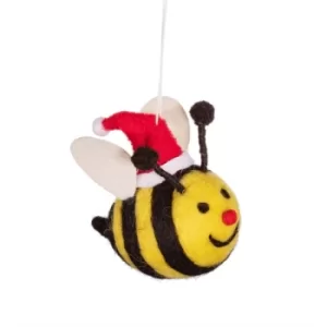 Image of Merry Bee Felt Hanging Decoration