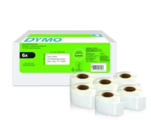 Image of Dymo 2177564 Return Address Labels 25mm x 54mm Self-Adhesive White
