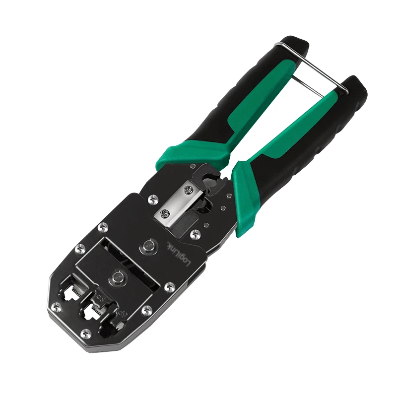 Image of LogiLink WZ0079 cable crimper Crimping tool Black. Green