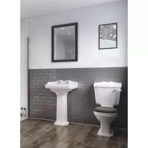 Image of Mermaid Composite Grey Horizontal Tile Single Shower Panel - 1220 x 2440mm