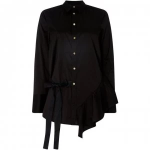 Image of Biba Tie Detail Shirt - Black