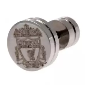 Image of Liverpool FC Stainless Steel Stud Earring (One Size) (Silver)