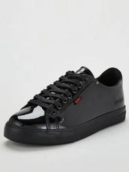 Image of Kickers Tovni Lacer Trainers - Black, Size 4, Women