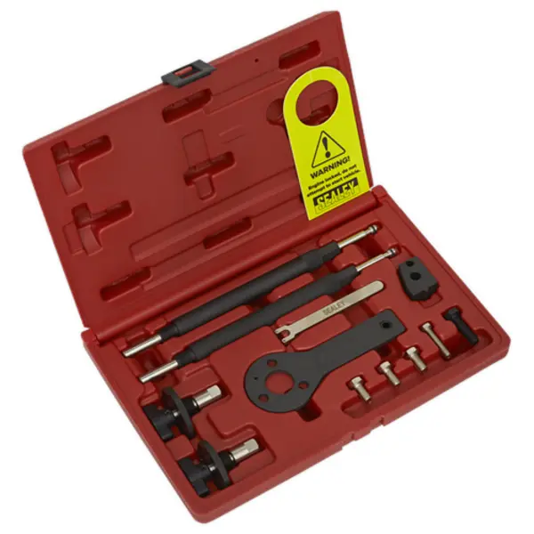 Image of Sealey Petrol Engine Timing Tool Kit - for Alfa Romeo, Fiat, Lancia 1.2, 1.4 16v, 1.4 T-Jet - Belt Drive VSE2511A