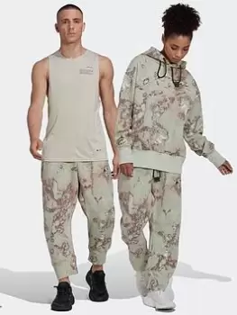 Image of adidas Parley 7/8 Length Joggers (gender Neutral), Khaki, Size L, Men