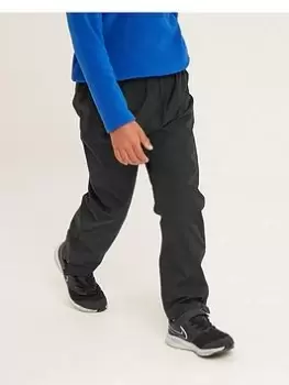 Image of TOG24 Hainworth Wp Over Trousers, Black, Size 6-7 Years