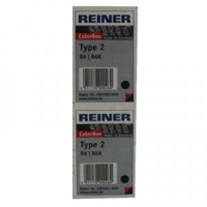 Image of Colop Reiner B6K Replacement Pad Black Pack of 2 RB6KINK