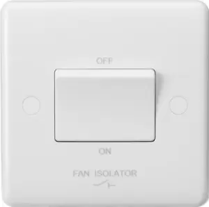 Image of KnightsBridge Curved Edge 10AX 3-Pole Fan Isolator Switch