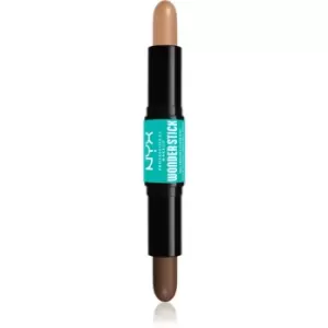 Image of NYX Professional Makeup Wonder Stick Dual Face Lift Two-Tone Contouring Stick Shade 05 Medium Tan 2x4 g