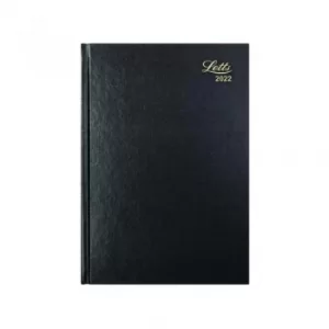 Image of Letts A4 Business Diary Week To View Black 2022 22-T31ZBK