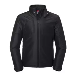 Image of Russell Mens Cross Padded Jacket (S) (Black)