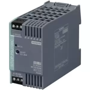 Image of Siemens SITOP PSU100C 24 V/2,5 A Rail mounted PSU (DIN) 24 V DC 2.5 A 60 W No. of outputs:1 x Content