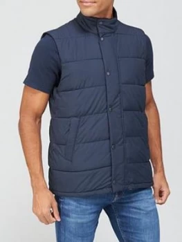 Image of Barbour Mellor Gilet - Navy, Size L, Men
