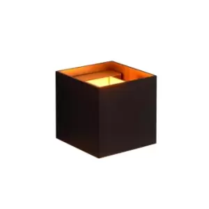 Image of Lucide Xio Modern Up Down Wall Light LED Dim. G9 1x4W 2700K Black