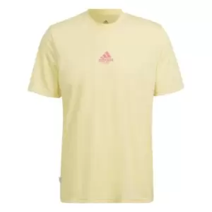 Image of adidas Padel T-Shirt Mens - Yellow