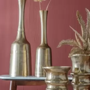 Image of Rosalie Small Gold Vase Gold