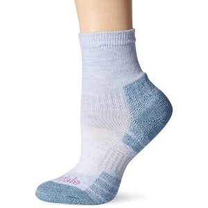 Image of Bridgedale Woolfusion Trail Light Womens Sock Grey and Smokey Blue Medium