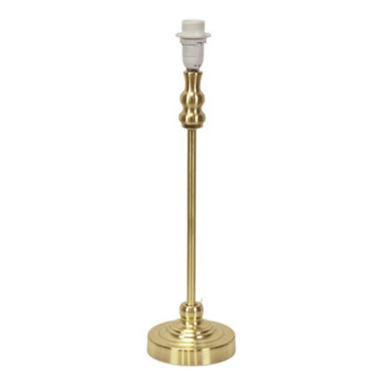 Image of ValueLights ValueLights Maggie Metal Candlestick Slim Table Lamp Base in Gold Gold One Size Unisex 5016529269786