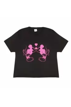 Image of Love Heart Cropped T-Shirt