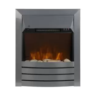 Image of Zanussi 2kW Stainless Steel Electric Inset Fire