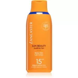 Image of Lancaster Sun Beauty Body Milk Sun Body Lotion SPF 15 175ml