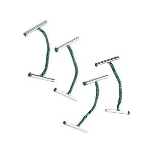 Image of Q-Connect Metal Treasury Tag 25mm Pack of 100 KF04580