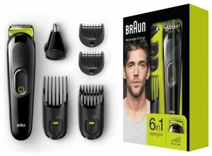 Image of Braun 6 in 1 Beard Trimmer and Hair Clipper Kit MGK3021/3221