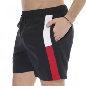 Image of Tommy Hilfiger Flag Swim Shorts - Navy M