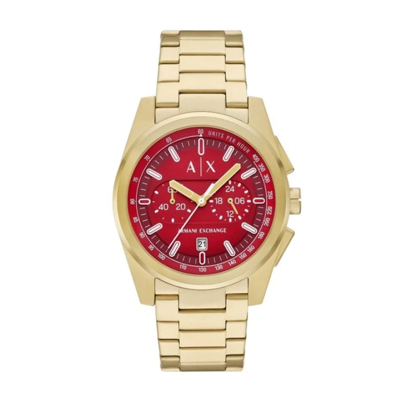 Image of Armani Exchange AX2863 Parker Chronograph Gold Plated Bracelet Watch - W65491