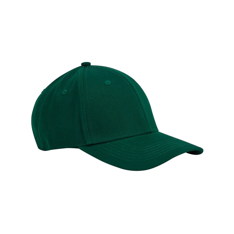 Image of Beechfield Beechfield Men Classic Cotton 6 Panel Baseball Cap in Bottle Green Bottle Green One Size Male 5063527147639