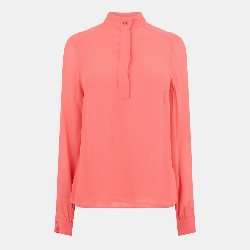 Image of Ted Baker Hendra Blouse Coral female 8 (XS)