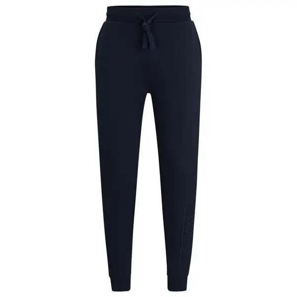 Image of Boss HBW Fashion Jogger Sn41 Closed Hem Fleece Jogging Bottoms Small Blue 48138918350