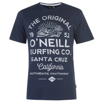 Image of ONeill Mens Muir T-Shirt - Ink Blue