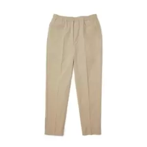 Image of Lacoste Mens Water-Resistant Tracksuit Trousers Size 3 - S Beige
