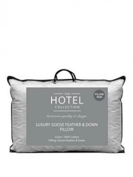 Image of Hotel Collection Luxury Goose Feather and Down Pillow Pair