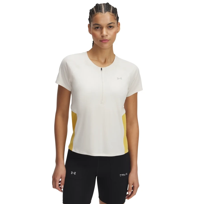 Image of Womens 1/2 Zip Training Top Under Armour Gris Female M