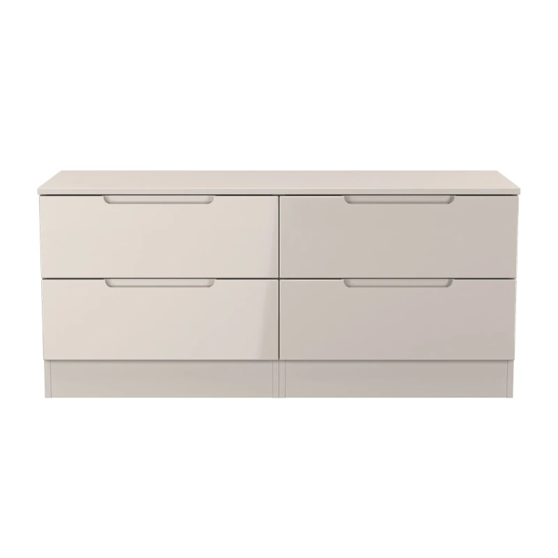 Image of Ready Assembled 2 U Lucca 4 Drawer Bed Box (Ready Assembled) in Taupe Unisex