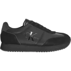 Image of Calvin Klein Jeans Suede Trainers - Black