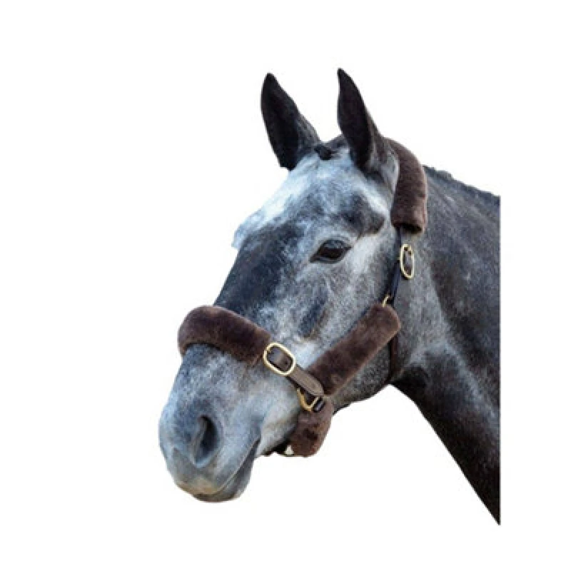 Image of Performance Horses Supafleece Halter Fleeces (Pack Of 6) Brown (One Size)