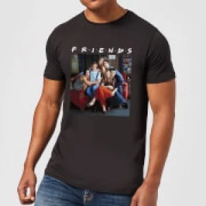 Image of Friends Classic Character Mens T-Shirt - Black