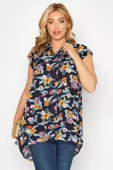 Image of Dipped Hem Shirt