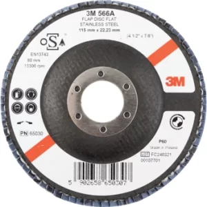 Image of 65030 566A Flat Flap Disc 115MM P60