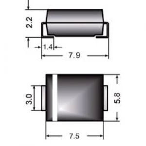 Image of Semikron 03897672 S5M SMD Diode