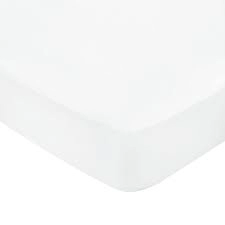 Image of Bedeck of Belfast White Egyptian Cotton Sateen 1000 Thread Count Fine Linens 'Tenno' Fitted Sheet - king