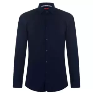 Image of Hugo Koey Poplin Shirt - Blue