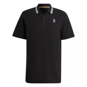 Image of adidas Juventus Polo Shirt Mens - Black
