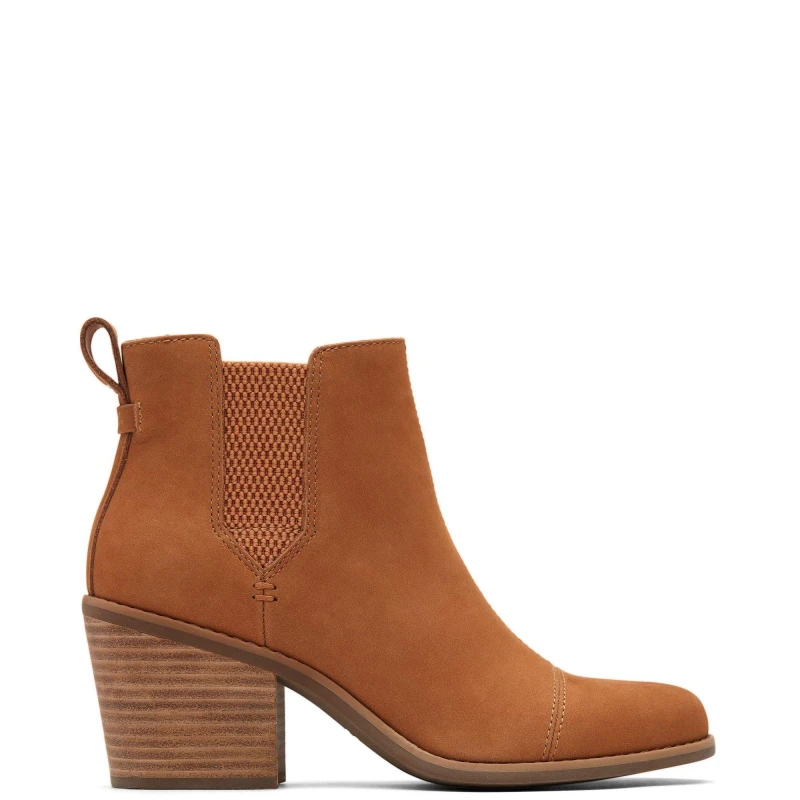 Image of Toms Everly Ankle Boots - Brown Brown 8